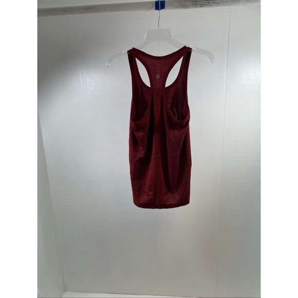 Lululemon Red/Black Swiftly Tank Top Size 6 - Picture 2 of 7